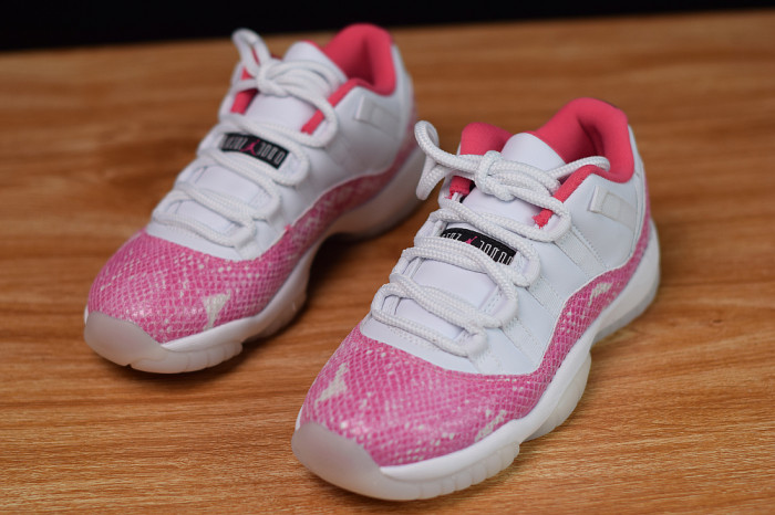 Air Jordan 11 Low WMNS “Pink Snakeskin” AH7860-106
